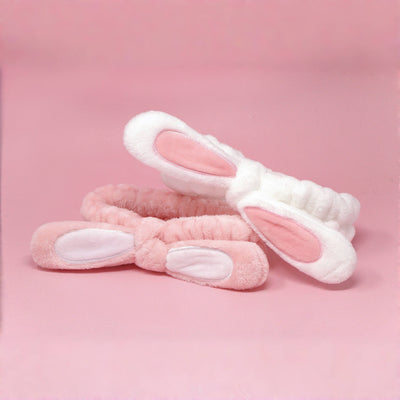 Double the Fluff Microfiber Bunnywrap Headband Duo